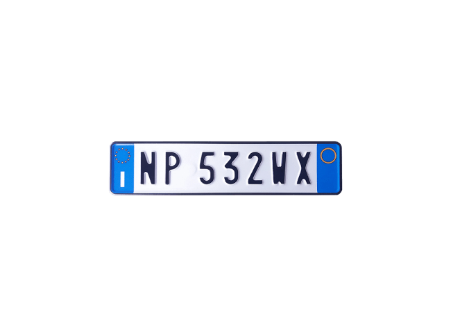 Targa Europa rimpicciolita