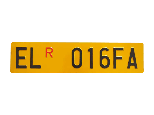 Targa rimorchi 1