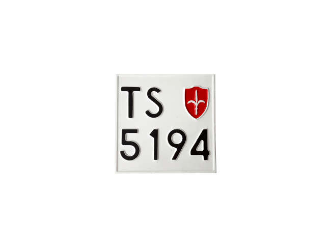 Targa moto trieste 1