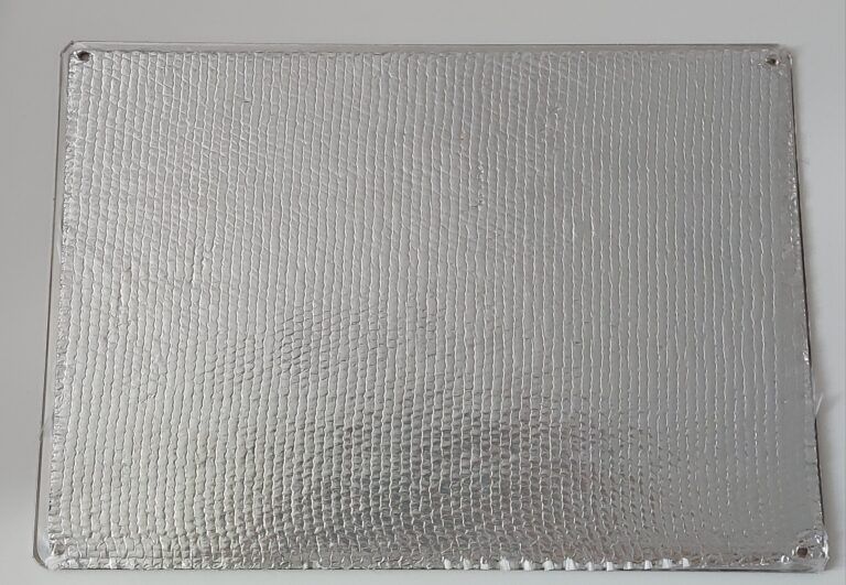 280x205mm Porta targa con paracalore